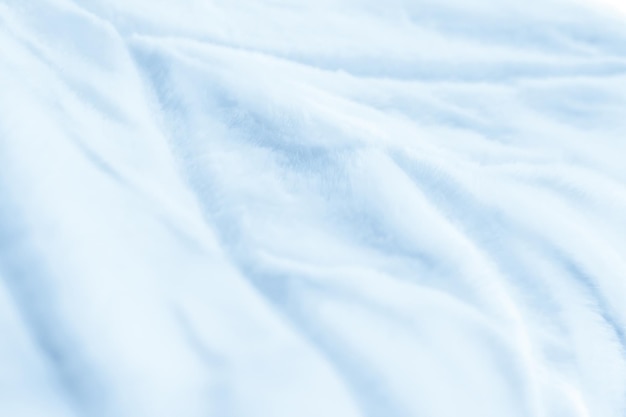 Luxury blue fur coat texture background artificial fabric detail