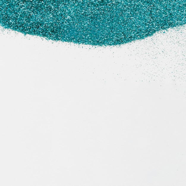 Luxury blue glitter on white background