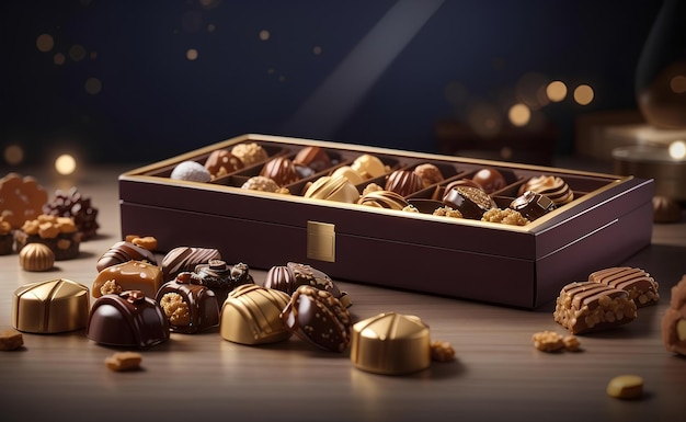 A luxury chocolate gift set for celebration