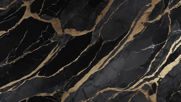 Luxury close up of abstract natural black gray marble pattern texture background for design or prese