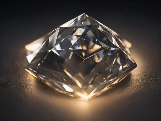 Luxury diamond in dark background AI Generated