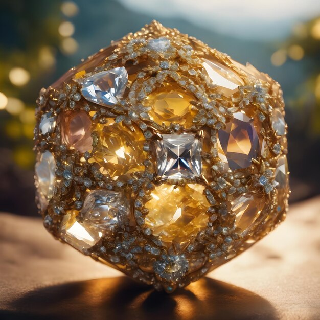 Foto luxury diamante e sfondo d'oro molto figo