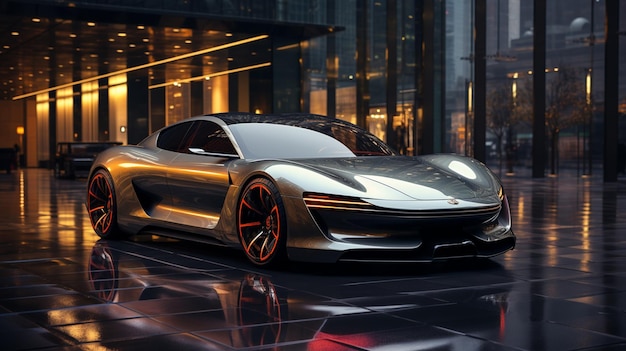 luxury electric concept car