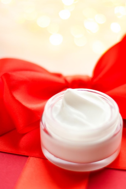 Luxury face cream as a holiday gift