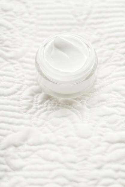 Luxury face cream jar moisturizing cosmetics