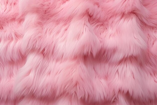 Photo luxury fashionable of pink fur coat texture for background it