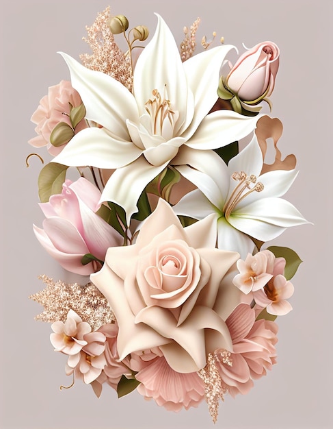 luxury flowers bouquet