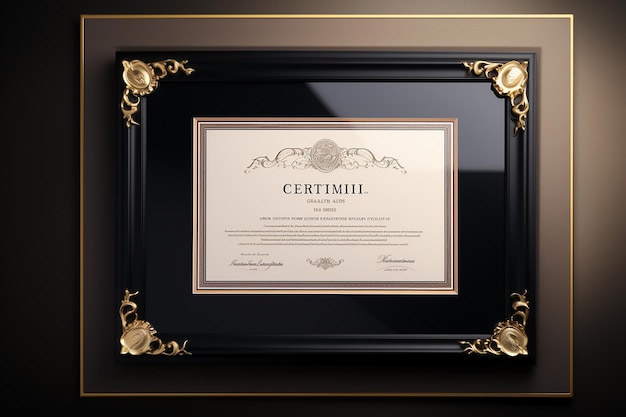 Photo luxury frame mockup