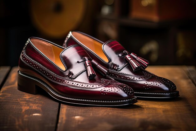 Luxury full brogue Loafer