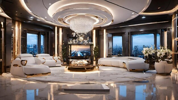 Photo luxury furniture background very cool