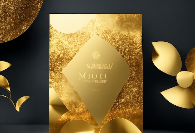 Photo luxury gold background