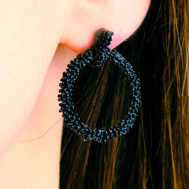 Square Beaded Earrings