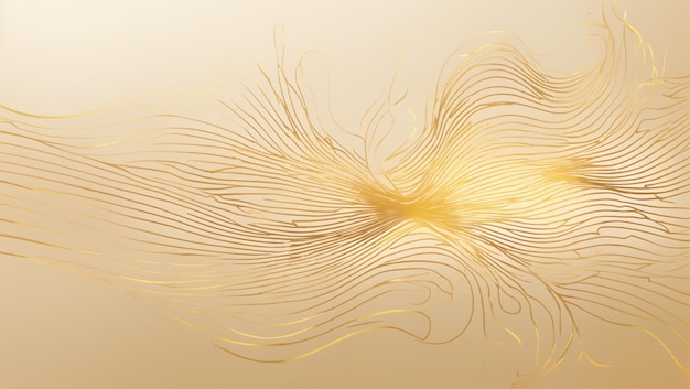 Luxury golden line generative background