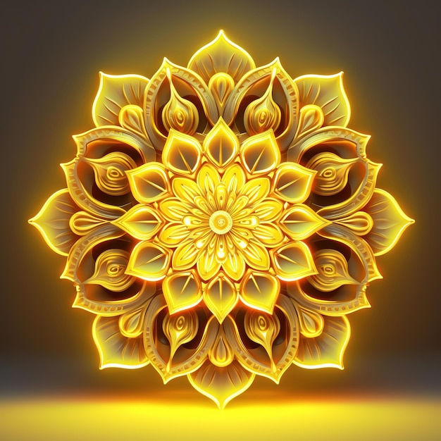 Luxury golden lotus wallpaper design