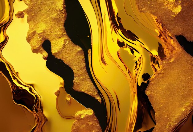 Luxury golden marble texture background Wallpaper Generative AI