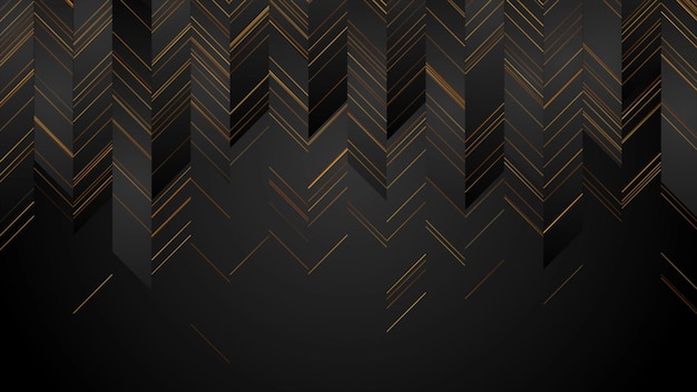 Luxury golden minimal lines abstract geometry background