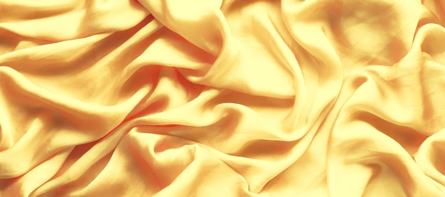 Роскошный золотой шелковый фон текстуры