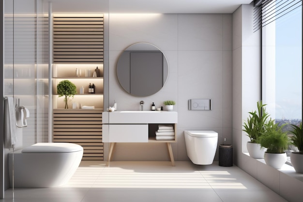 Luxury Home Domestic Bathroom Interior Design