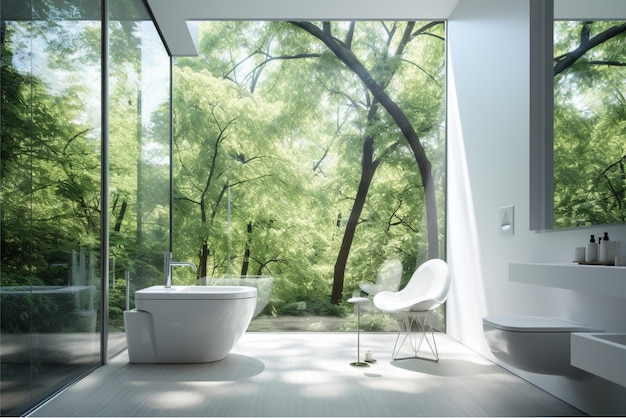 豪華な家 家庭用 バスルーム インテリアデザイン