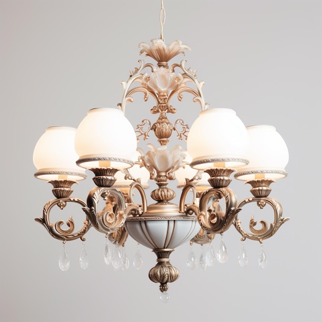 Luxury Home use copper Chandelier from spanish Alabaster light