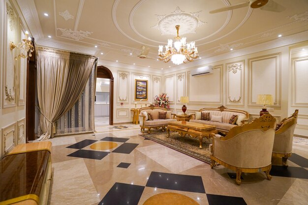 Luxury house drawing dinning room Premium Photo