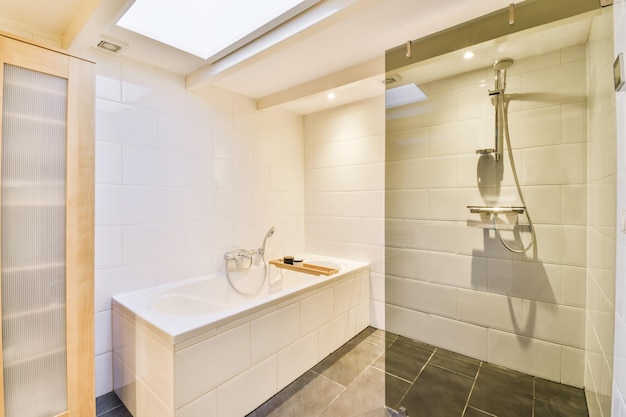 Luxury interior design of a bathroom