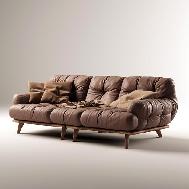 Foto disegni di divani in pelle di lusso