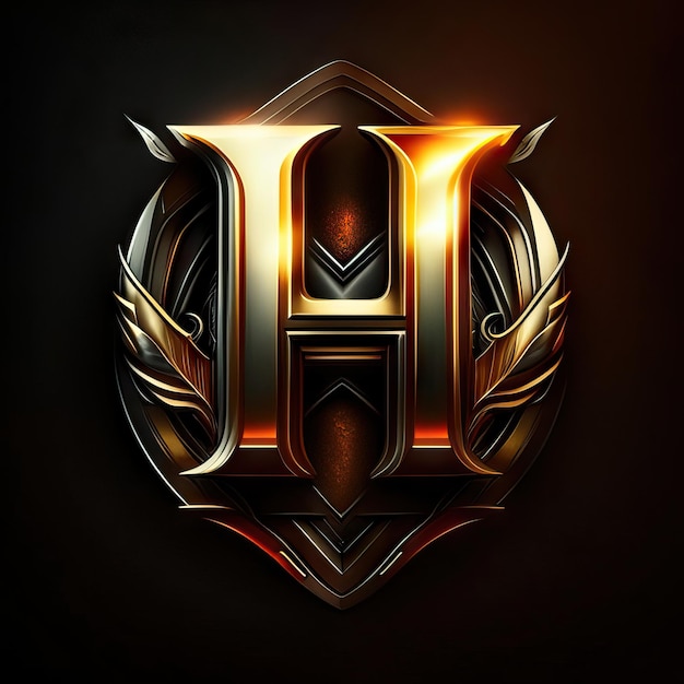 Luxury letter H logo