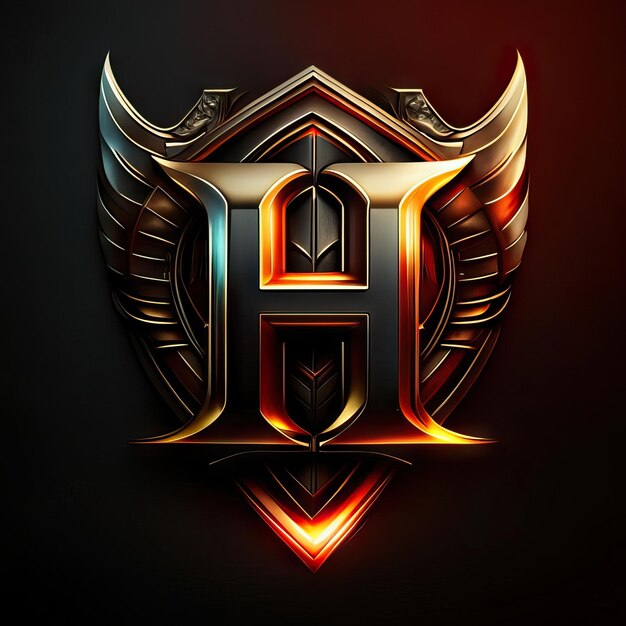 Luxury letter H logo