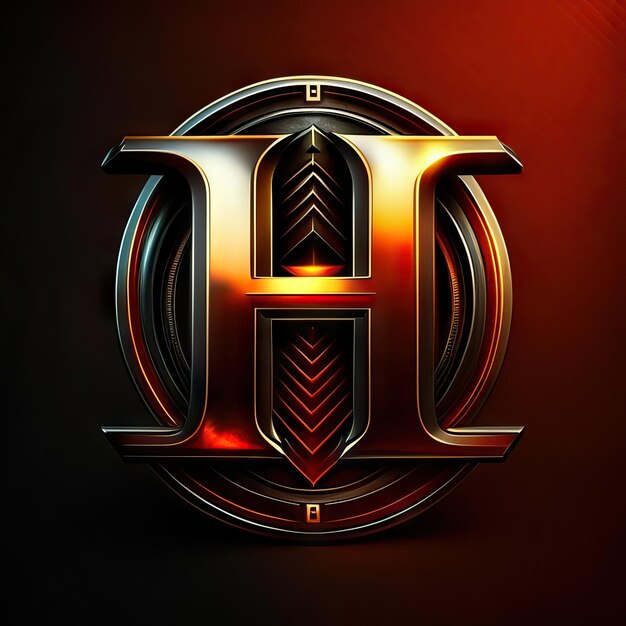 Photo luxury letter h logo