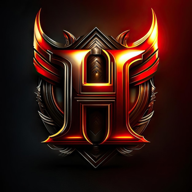 Luxury letter H logo