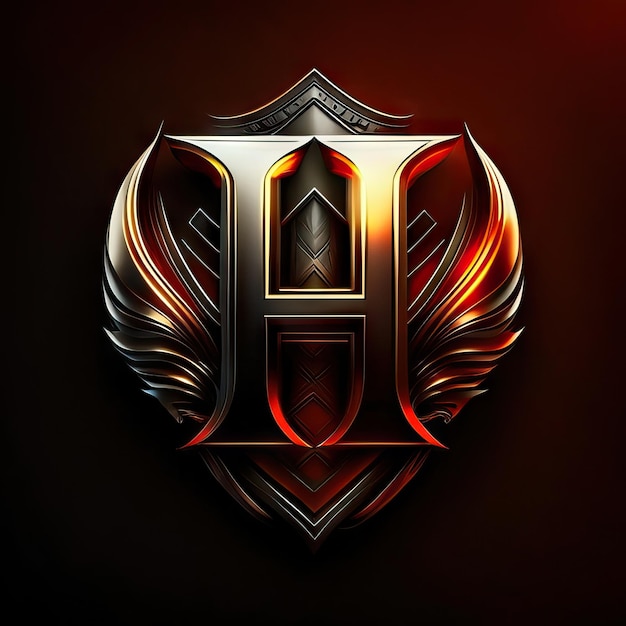 Luxury letter H logo