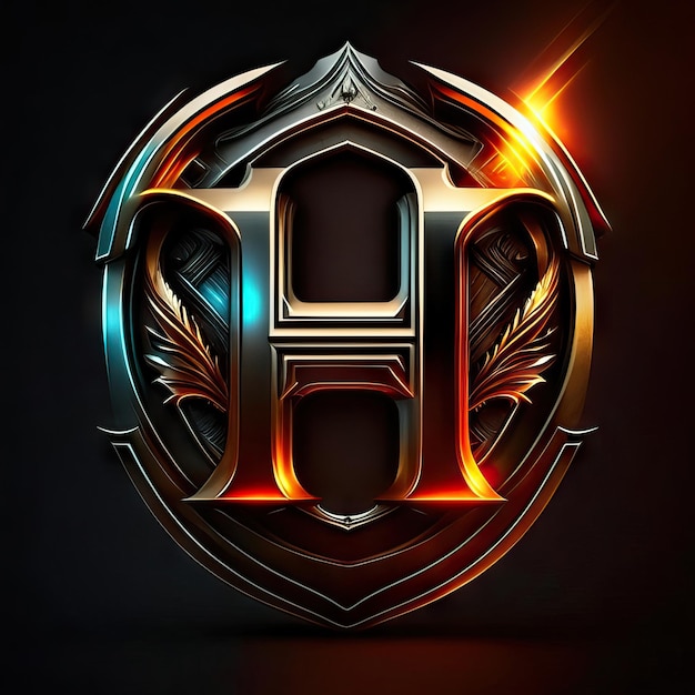 Luxury letter H logo