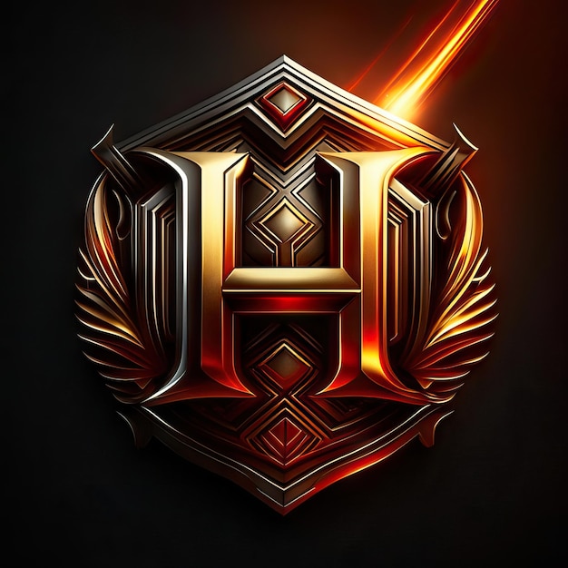 Luxury letter H logo