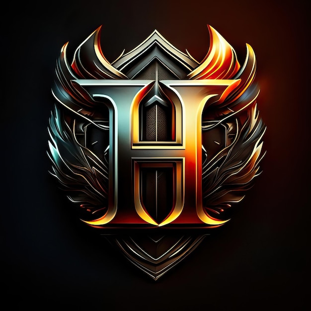 Luxury letter H logo
