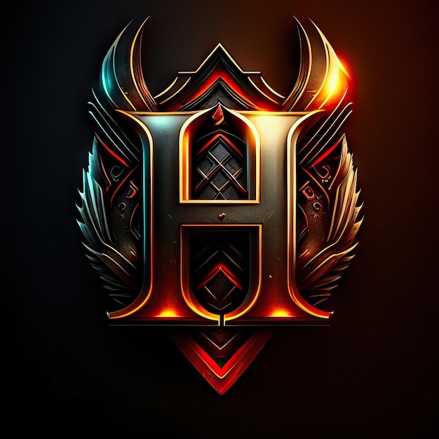 Luxury letter H logo