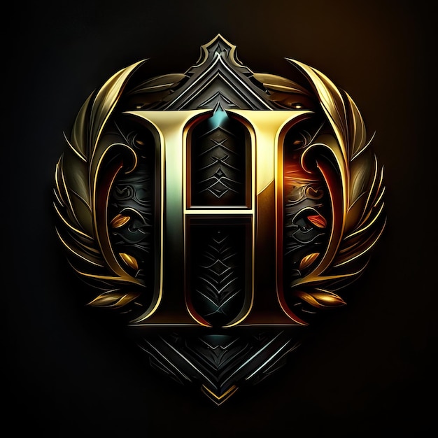 Luxury letter H logo