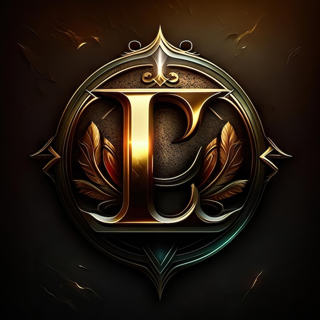 Luxury letter L logo