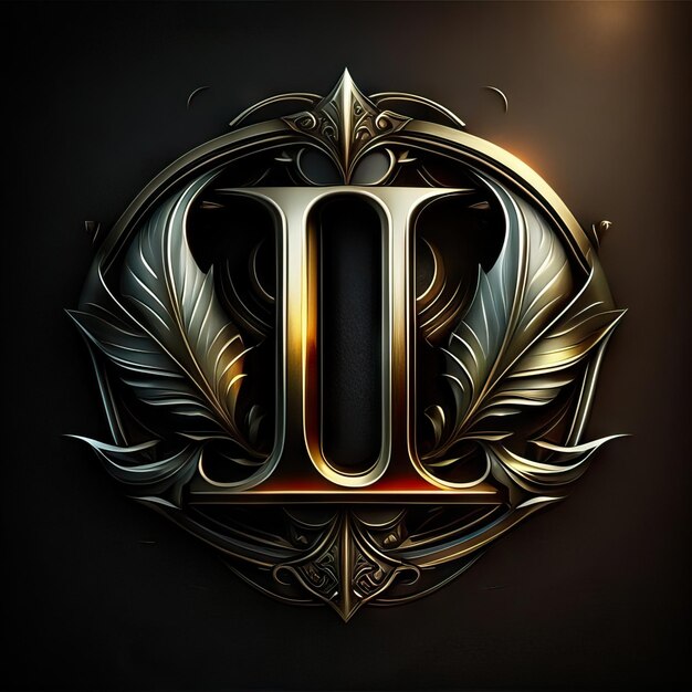 Luxury letter L logo