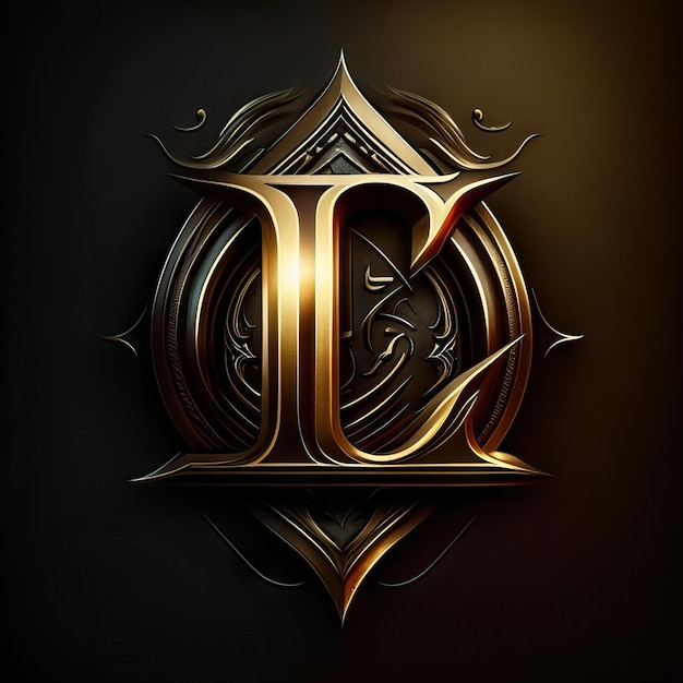 Photo luxury letter l logo