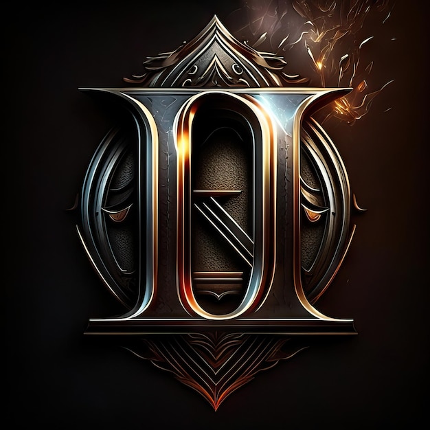 Luxury letter L logo