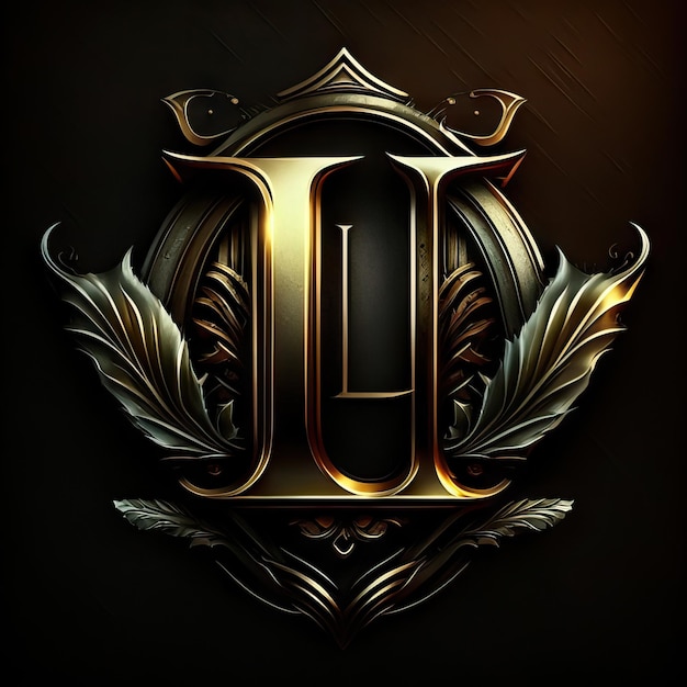 Luxury letter L logo