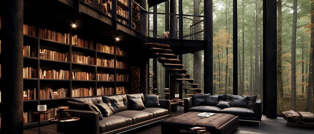 Luxury library