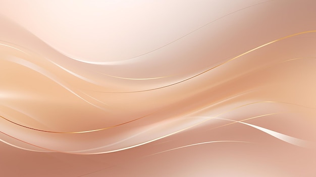 luxury light brown pastel abstract background with golden line