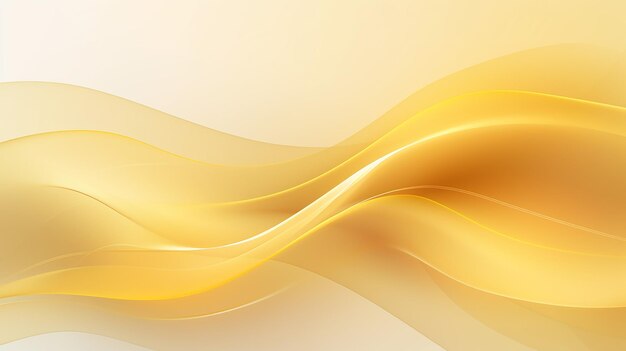 Luxury light yellow pastel abstract background combined with golden wavy line