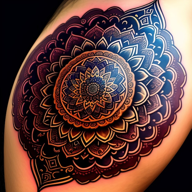 Luxury mandala design and islamic background in golden color