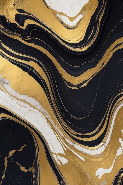 Luxury marble gold black texture background Natural stone material pattern natural gold marble