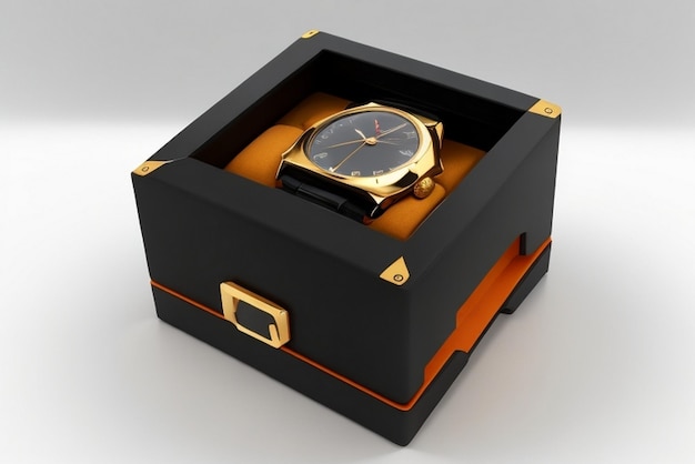 Luxury mens watch case box gift for him