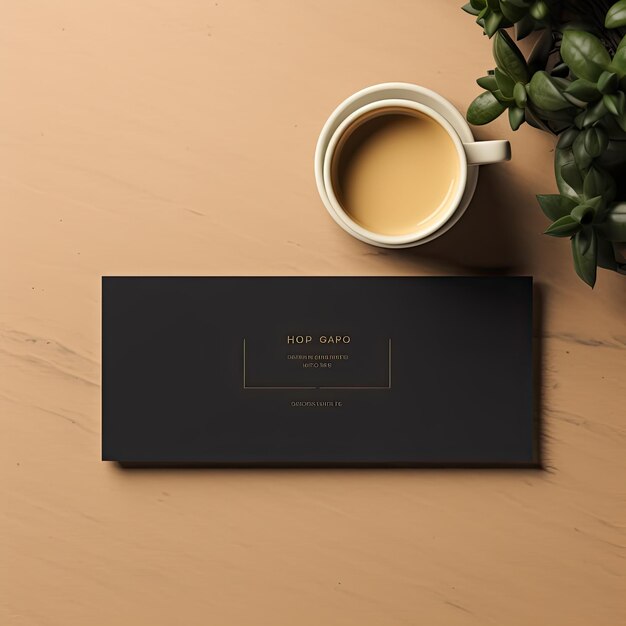 Photo luxury and minimalist business card mockup