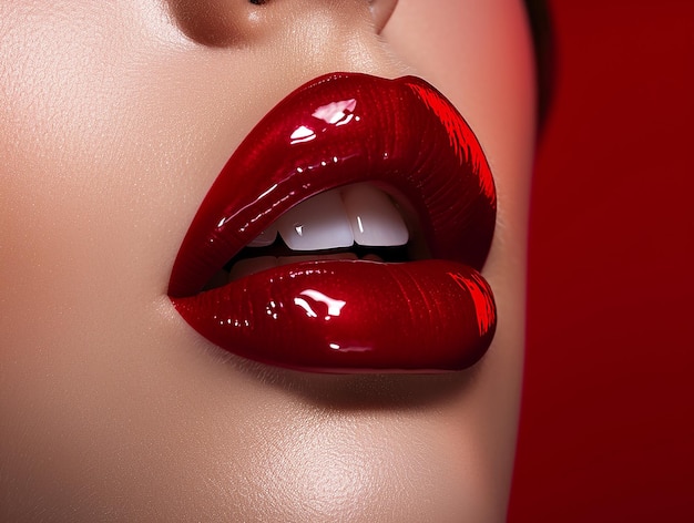 luxury model of womens lipstick in cosmetics